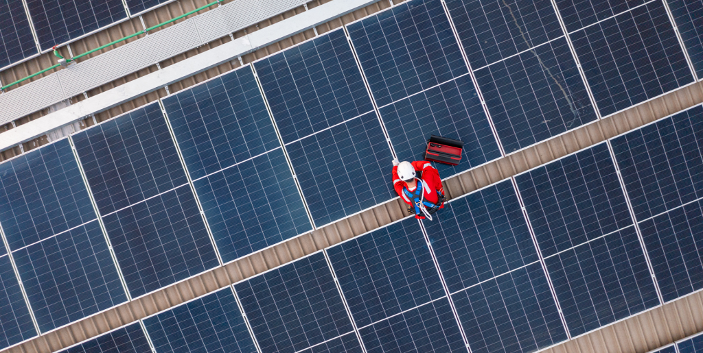 Mantenimiento de paneles solares