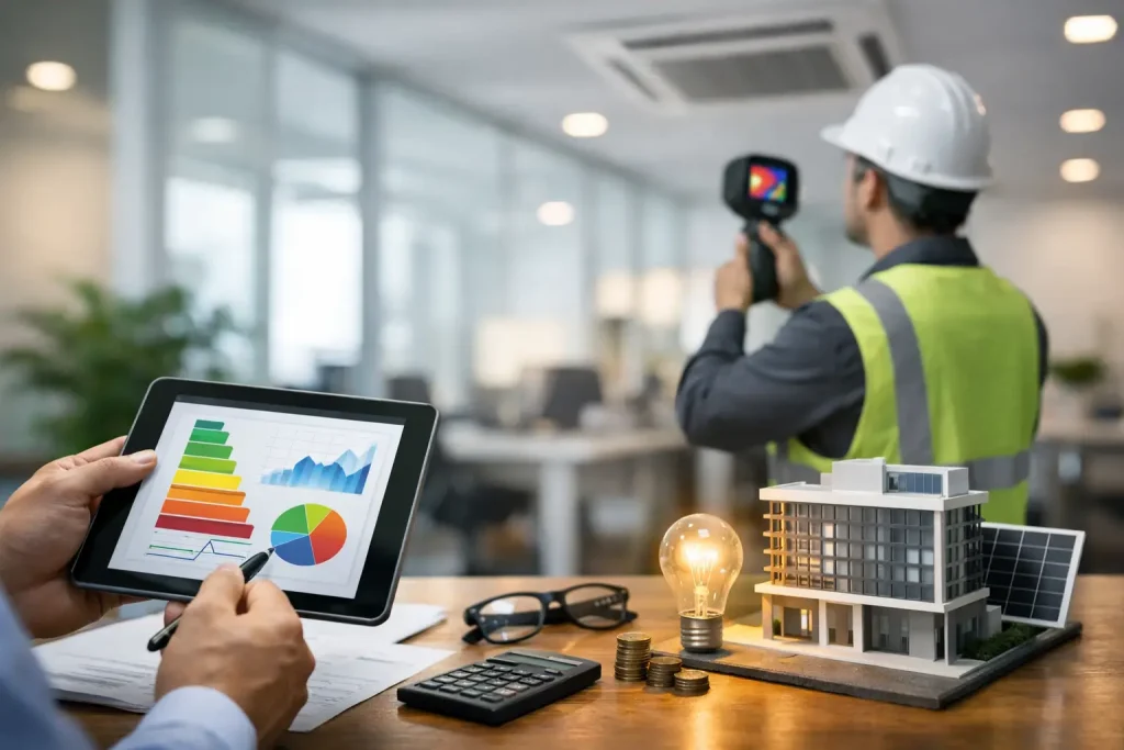 Guía de auditoría energética comercial para ahorrar